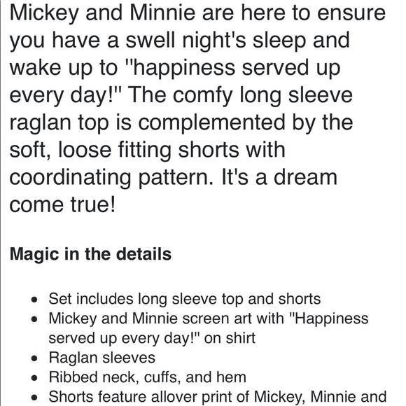 Mickey and Minnie PJs!! - Picture 4 of 5